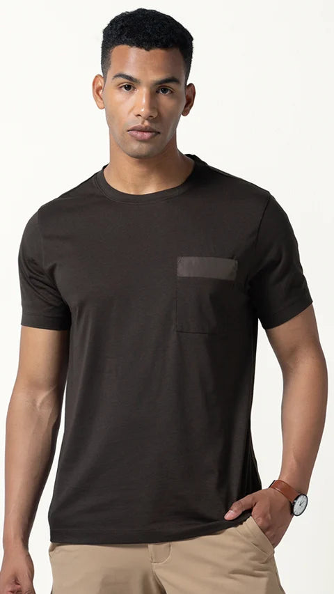 Ultra-Light Pocket T-Shirt Black Coffee (Sample Product)