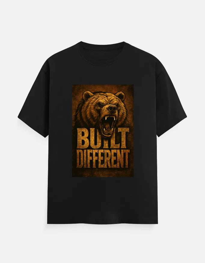 Bear Built Different Men's T-shirt (Sample Product)